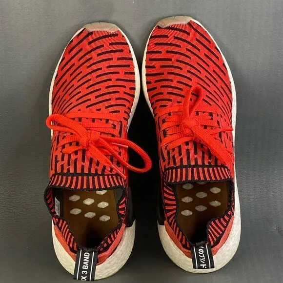 adidas  NMD_R2 PK 'CORE RED' sneaker shoes mens size 11