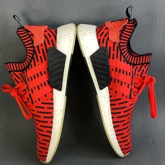 adidas  NMD_R2 PK 'CORE RED' sneaker shoes mens size 11