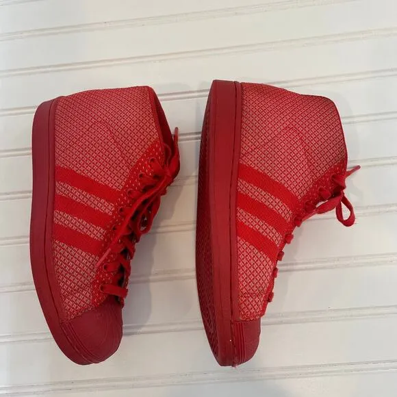 Adidas Originals Pro Model Weave Triple Red Casual Sneakers Shoes Mens Size 6
