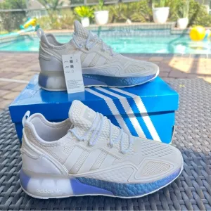 Adidas originals ZX 2K Boost White Textile Men‘s Shoes Size US8.5 EU42 FV2928