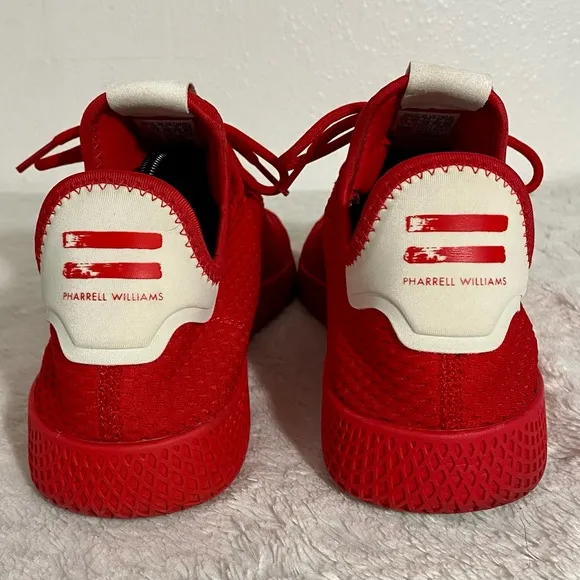 Adidas Pharrell x Tennis HU Shoes Men’s Size 11.5 Scarlet Red