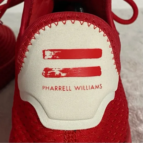 Adidas Pharrell x Tennis HU Shoes Men’s Size 11.5 Scarlet Red