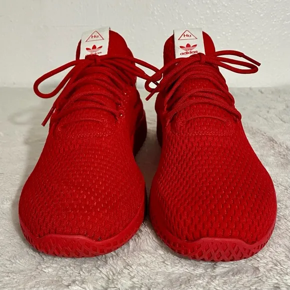 Adidas Pharrell x Tennis HU Shoes Men’s Size 11.5 Scarlet Red