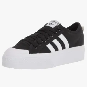 Adidas platform sneakers Black and White