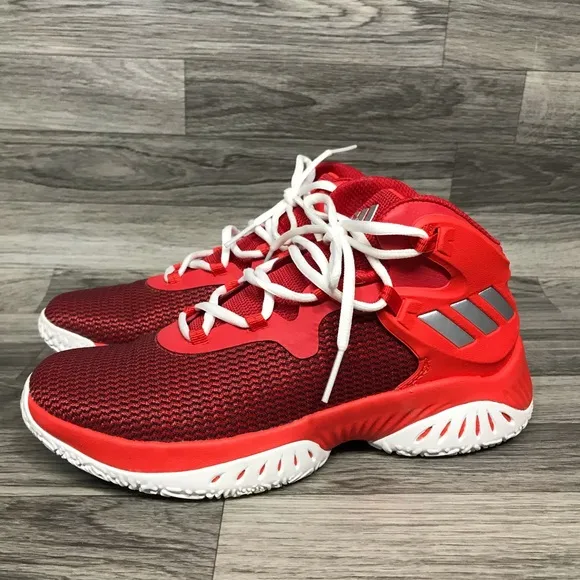 Adidas Red High Top Sneakers