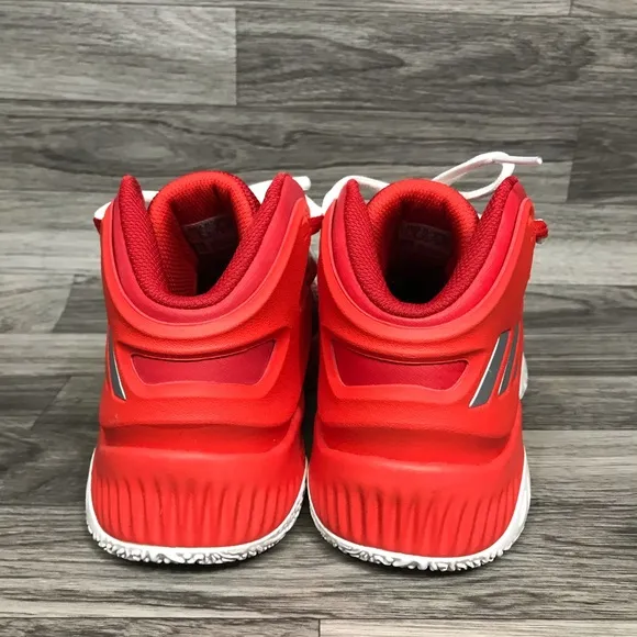 Adidas Red High Top Sneakers