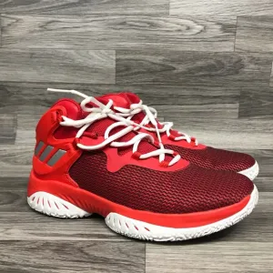 Adidas Red High Top Sneakers