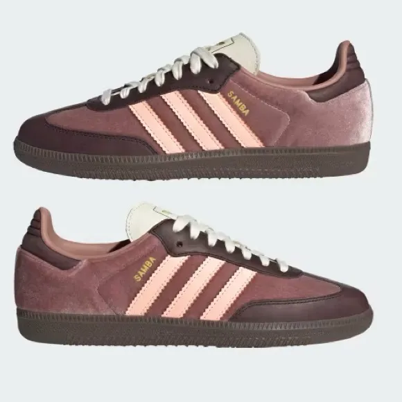 adidas Samba OG Velvet Warm Clay / Clear Orange / Shadow Brown