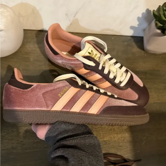 adidas Samba OG Velvet Warm Clay / Clear Orange / Shadow Brown