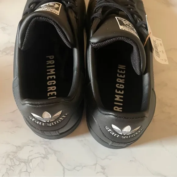 Adidas Stan Smith J Black Shoes