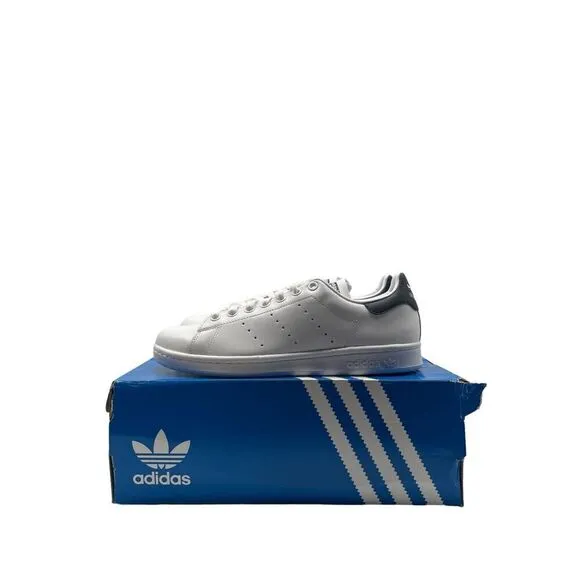 Adidas Stan Smith OG Women’s Size 8.5 Casual Retro Shoe White Navy Blue Sneaker