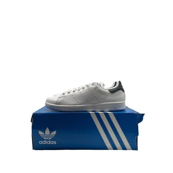 Adidas Stan Smith OG Women’s Size 8.5 Casual Retro Shoe White Navy Blue Sneaker