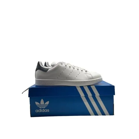 Adidas Stan Smith OG Women’s Size 8.5 Casual Retro Shoe White Navy Blue Sneaker
