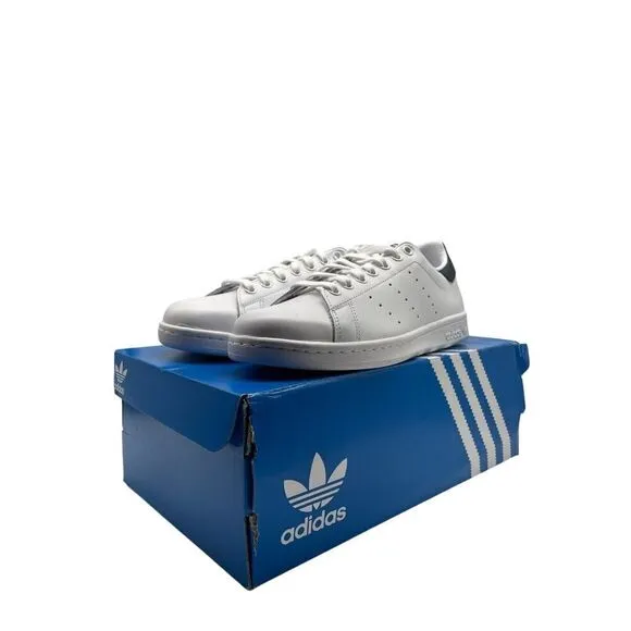 Adidas Stan Smith OG Women’s Size 8.5 Casual Retro Shoe White Navy Blue Sneaker
