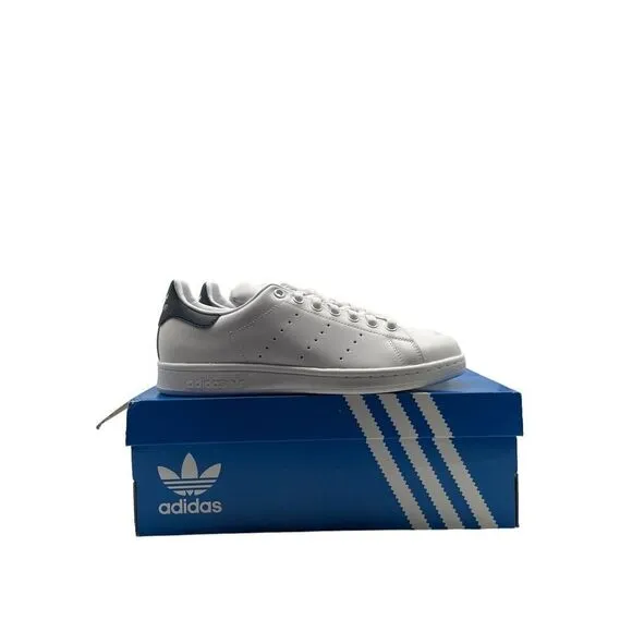 Adidas Stan Smith OG Women’s Size 8.5 Casual Retro Shoe White Navy Blue Sneaker