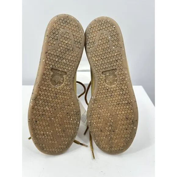 Adidas Stan Smith Plant And Grow GY9666 Mens Size 8.5Mules Golden Beige Slip-On