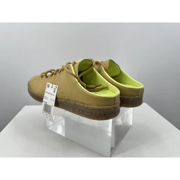 Adidas Stan Smith Plant And Grow GY9666 Mens Size 8.5Mules Golden Beige Slip-On