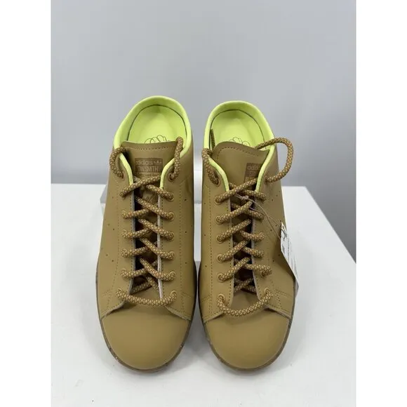 Adidas Stan Smith Plant And Grow GY9666 Mens Size 8.5Mules Golden Beige Slip-On