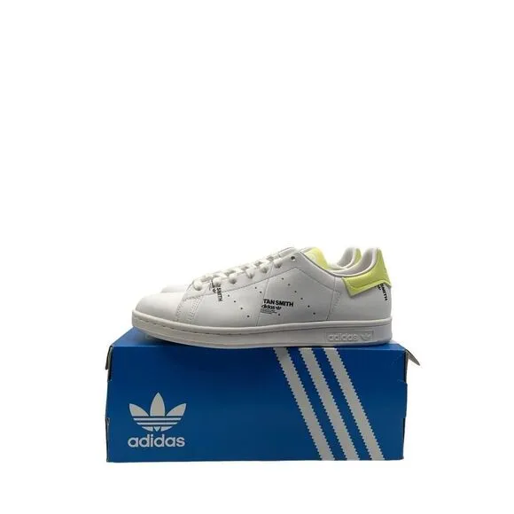 Adidas Stan Smith Men’s Size 7 Casual Retro Shoe White Yellow Sneaker Trainer
