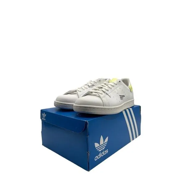 Adidas Stan Smith Men’s Size 7 Casual Retro Shoe White Yellow Sneaker Trainer