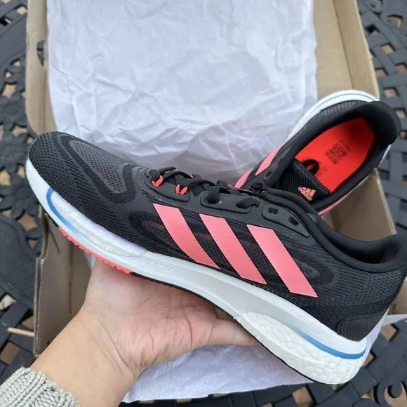 Adidas Supernova  Black Acid Red Women's Running Shoes GX0535