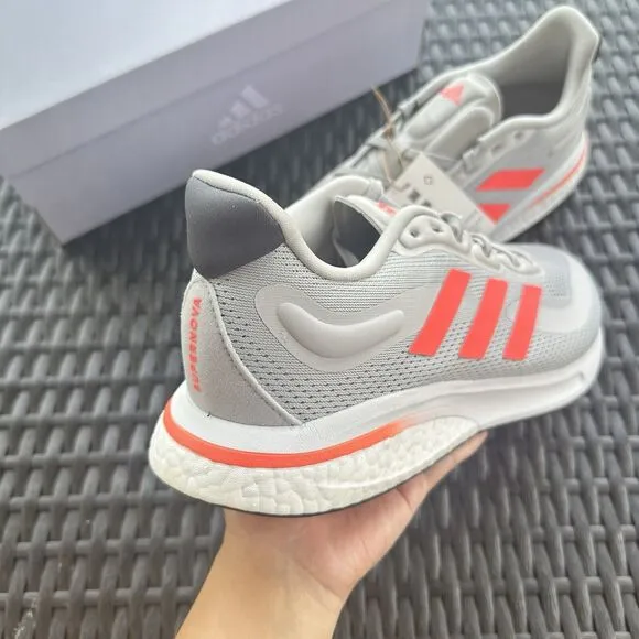 Adidas Supernova M Grey Turbo Men's Athletic Shoes GX2961 Size 10