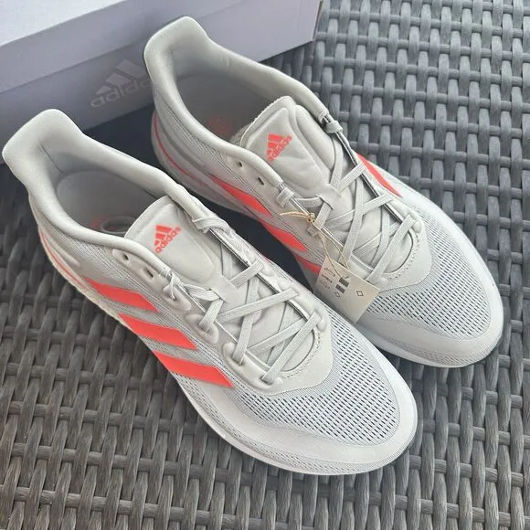 Adidas Supernova M Grey Turbo Men's Athletic Shoes GX2961 Size 10