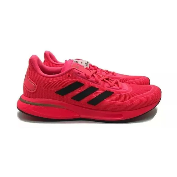 Adidas Supernova Womens Sz 5.5 Casual Running Shoe Pink Black Trainer Sneaker