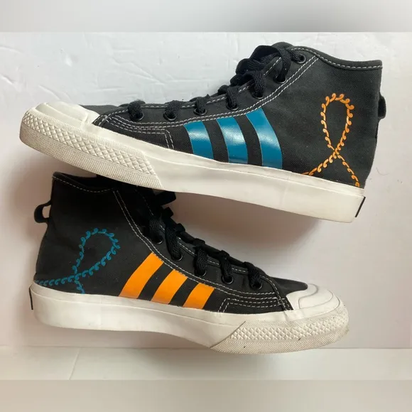 Adidas The Simpsons x Nizza Hi RF J 'Pranks On Moe' Shoes GZ3538 - size 4