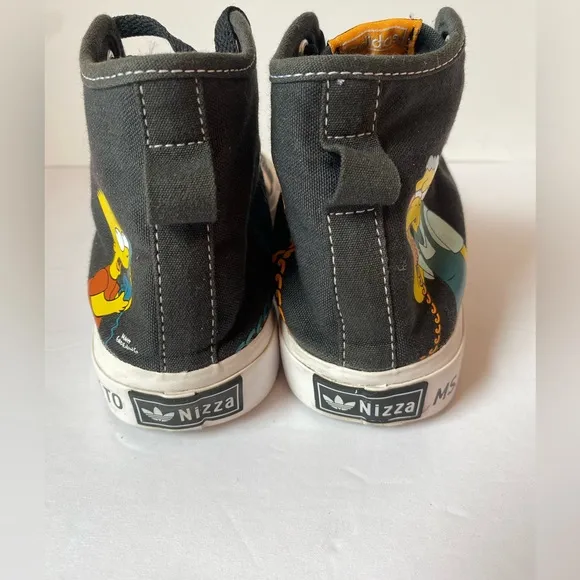 Adidas The Simpsons x Nizza Hi RF J 'Pranks On Moe' Shoes GZ3538 - size 4