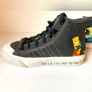 Adidas The Simpsons x Nizza Hi RF J 'Pranks On Moe' Shoes GZ3538 - size 4