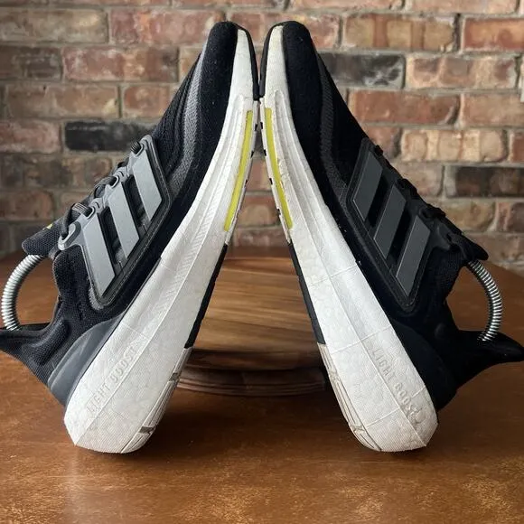 Adidas Ultraboost Light HQ6355 Sneakers Women's Black White Running Shoes 9.5