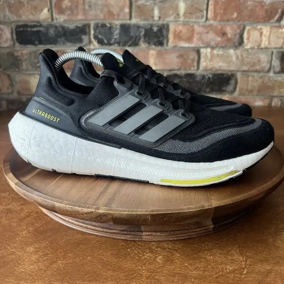 Adidas Ultraboost Light HQ6355 Sneakers Women's Black White Running Shoes 9.5