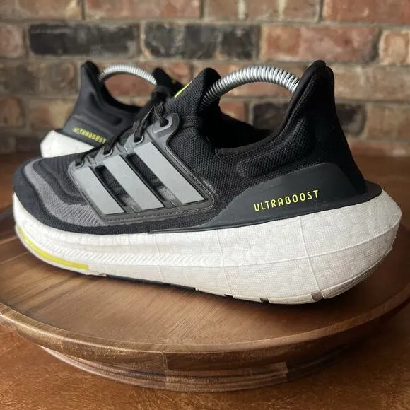 Adidas Ultraboost Light HQ6355 Sneakers Women's Black White Running Shoes 9.5