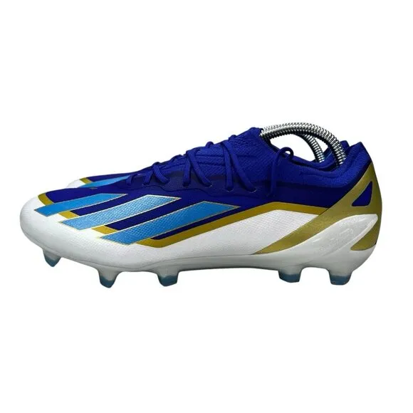 Adidas X Crazyfast Elite FG Messi Blue Soccer Cleats ID0710 Men's Sz 7.5 - 11.5