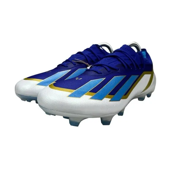 Adidas X Crazyfast Elite FG Messi Blue Soccer Cleats ID0710 Men's Sz 7.5 - 11.5