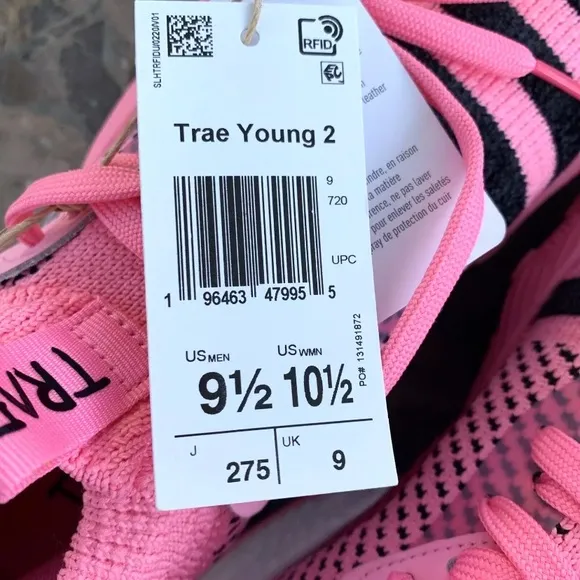 Adidas X Trae Young 2 Basketball Shoes M-9.5 / W-10.5 Trainers Collaboration