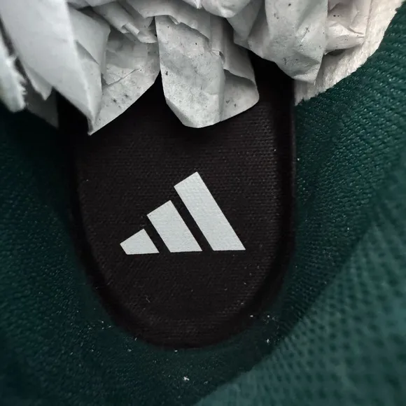 Adidas znsored High-Top Sneakers in White and Green