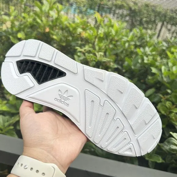 Adidas ZX 1K Boost White Black Men's Athletic Shoes FX6510