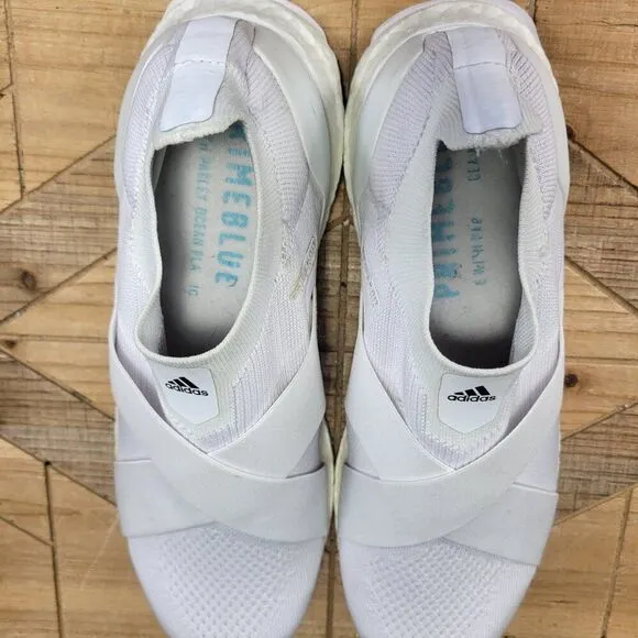 adidas UltraBoost DNA Cloud White 2021 Slip On Sneakers Womens 10 Running Shoes