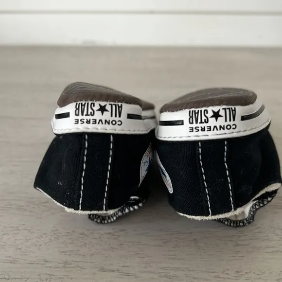 Adorable white and black Baby Converse Chuck Taylor All Star Cribster Sneakers
