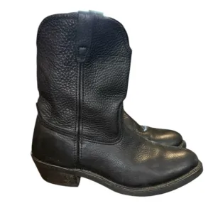 AdTec Men's 11&quot; Classic Western Leather Work Boot Ranch Wellington