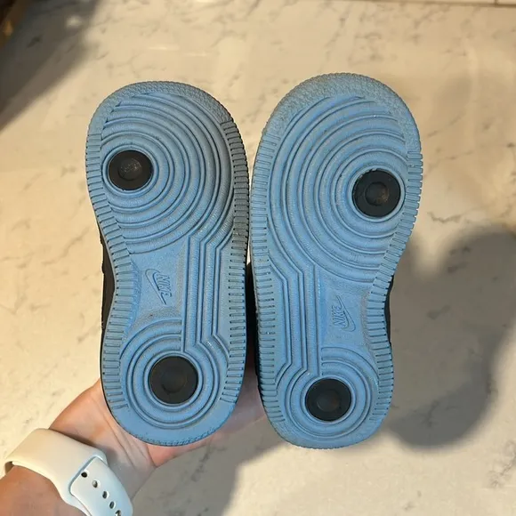 Air Jordan Fusion 3 Black University Blue -Size 7 Toddler
