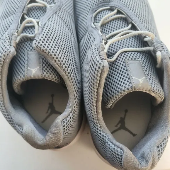 Air Jordan Future Low Mens Size 13 Grey Mesh Athletic Basketball Shoes Sneakers