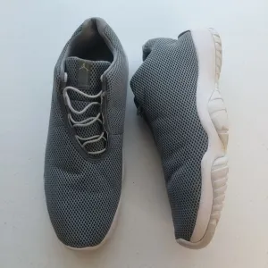 Air Jordan Future Low Mens Size 13 Grey Mesh Athletic Basketball Shoes Sneakers