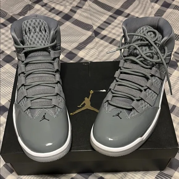 Air Jordan Gray High-Top Sneakers new in box