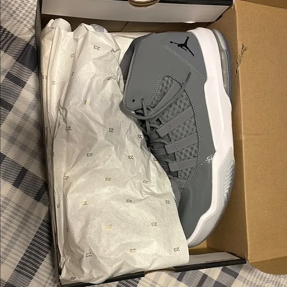 Air Jordan Gray High-Top Sneakers new in box