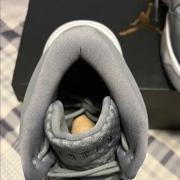 Air Jordan Gray High-Top Sneakers new in box