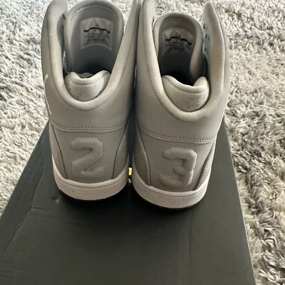 Air Jordan Gray High-Top Sneakers