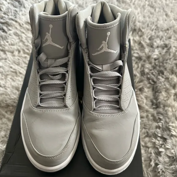 Air Jordan Gray High-Top Sneakers